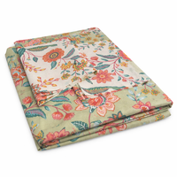 Ensemble de literie de luxe 7 pièces pour lit king-size, 100% coton imprimé, résistant à l'eau, 300 fils, respirant, style simple, toutes saisons, pour mariage