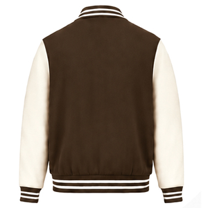 OEM Customizable Men's Varsity <b>Jacket</b> with Stand Collar Front Logo Eco-Friendly Breathable Winter <b>Jacket</b> High Quality Wholesale - Product Image 2