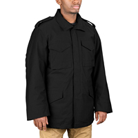 Veste de style militaire classique, col montant, design de rangement pratique, vêtement d'extérieur robuste et décontracté