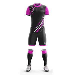 Football Kits Youth Sizes Men's <b>Soccer</b> Uniform Manufacturer Solid Color Jersey with Short Sets Athletic Sportswear Uniform - Product Image 2