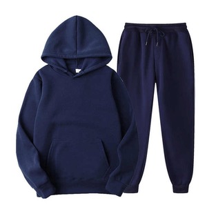 Conjunto Deportivo Informal de Alta Calidad para Mujer, Tejido de Algodón y Felpa, Sudadera con Capucha y Pantalones Largos - Product Image 1