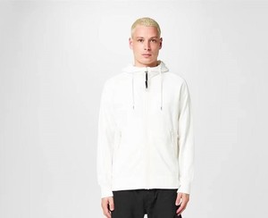 Sweat-shirt à capuche zippé personnalisé pour homme, coupe classique, tricoté, 100 % coton, motif lettres imprimé numériquement, idéal pour l'hiver - Product Image 3