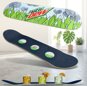 Bandeja de servicio para accesorios de bar con diseño de monopatín - Product Image 6