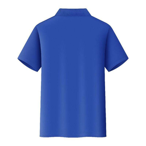 Camisa Casual de Manga Corta para Hombre, 100% Algodón Canvas, Secado Rápido, Corte Regular, Logotipo Frontal Sólido, Cuello con Ribete Rojo, Cierre de Botones - Product Image 2