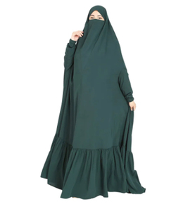 Oversized Modest Abaya with Belt Loose and Airy Full Length <b>Dress</b> Ideal <b>for</b> Travel Prayer or Everyday Wear - Product Image 5