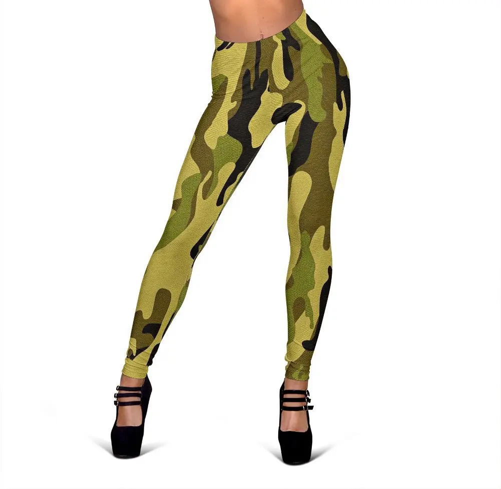 Women Camouflage Printed Yoga Pants Workout Fitness Leggings High Quality Pants