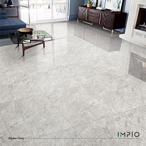 Carrelage de sol en marbre pour salon moderne 60x60 600x600 Porcelaine grise brillante Piso Porcelanato Fonction brique réfractaire - Product Image 3