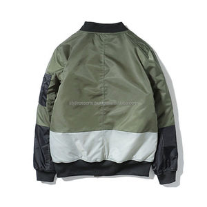 Custom Logo Hot Sale High Quality Men <b>Biker</b> <b>Jacket</b> Satin Bomber <b>Jackets</b> Raiders Unisex Windbreaker Bomber <b>Jacket</b> - Product Image 6