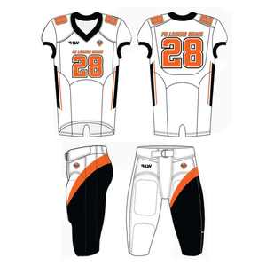 Conjunto de Uniforme de Fútbol Americano para Niños, Manga Corta con Estampado Animal, Técnica de Sublimación para Verano e Invierno - Product Image 2