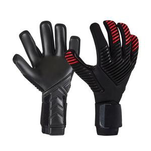 Gants de gardien de but de football professionnels unisexes en latex PU, antidérapants, avec sangle de poignet réglable, respirants, pour une sécurité optimale des doigts. - Product Image 2
