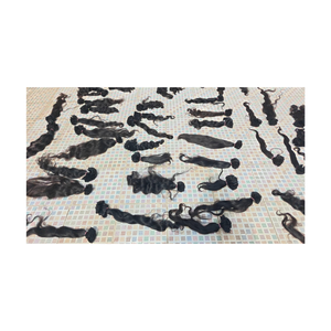 Perruque de cheveux indiens vierges bruts alignés dans le sens des cuticules, en vrac, avec mèches non traitées, idéale pour le coiffage et la teinture, produit longue durée - Product Image 4