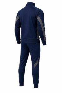 Men's Polyester Tracksuit Full <b>Zip</b> <b>Hooded</b> Sporty Style Color Blocking Regular Fit Winter Eco-Friendly Quick Dry Lightweight - Product Image 4