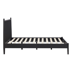 Últimos diseños de camas de madera 2024 con durabilidad inigualable Cama de plataforma de madera maciza moderna de mediados de siglo para muebles de dormitorio - Product Image 6