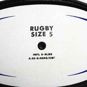 Ballon de rugby d'entraînement taille 5, tendance du moment, avec impression de logo personnalisé, grip en caoutchouc, pour les entraînements des clubs et les sports. - Product Image 6