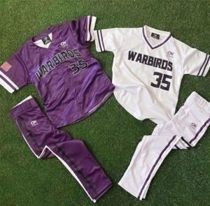 ผู้จัดจำหน่ายชุดเบสบอลซอฟต์บอลสำหรับผู้ใหญ่ เสื้อเจอร์ซีย์สั่งทำพิเศษ โพลีเอสเตอร์ 100% พิมพ์ลายด้วยความร้อน ชุดกีฬาทีมแขนสั้นสั่งทำพิเศษ - Product Image 2