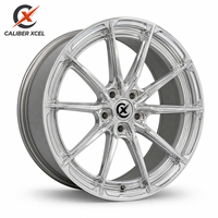 جنوط CALIBER XCEL قابلة للتخصيص مقعرة الشكل من قطعة واحدة مصنوعة بالحدادة مقاس 18 و19 و20 و22 بوصة بنمط 5x112 و5x120 للسيارات السيدان والكوبيه والدفع الرباعي