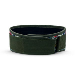 Ceinture de musculation en néoprène vert terre, robuste, pour entraînement de soulevé de terre, avec soutien dorsal réglable, logo personnalisé, ceinture de gym en néoprène - Product Image 3