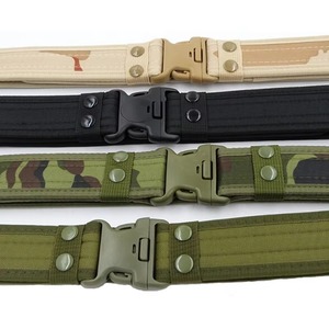 Cinturón Táctico de Nylon MOLLE Resistente con Hebilla Magnética Personalizada, con Fundas y Bolsillos, Estilo Seguridad, Accesorio para Actividades al Aire Libre - Product Image 4