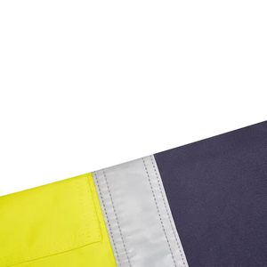 Hi Vis Twill Cotton Work Wear Coverall Suit Men Custom Drill Workwear <b>Overall</b> High Visibility Reflective Stripes Safety Uniform - Product Image 4