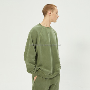 Wholesale Custom Plain Cotton Spandex Pullover Crewneck French Terry <b>White</b> <b>Men</b> <b>Sweatshirt</b> Top Hoodies - Product Image 5