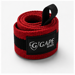 GAPE SPORTS Bandes de maintien pour poignets en nylon, fermeture Velcro réglable, rouge et noir, soutien pour la musculation, unisexe, prix abordable, OEM personnalisé - Product Image 3