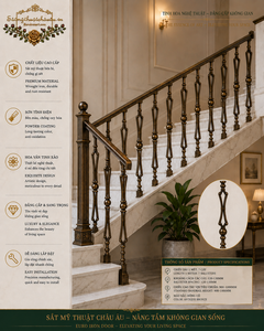 Luxury Handmade Artistic Iron Stair Baluster 900mm <b>Wall</b>-Mounted Zinc Coated Powder Coated Factory Direct Supply - Product Image 3