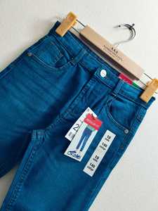 Jeans pour garçon de style décontracté taille haute directe d'usine pantalon droit en denim vieilli pour enfant de 2 à 4 ans - Product Image 4