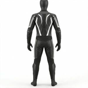 Traje de Motociclista de Cuero Directo de Fábrica, Traje de Carreras de Alta Calidad, Traje de Moto de Dos Piezas OEM, Equipo de Conducción con Diseño Personalizado - Product Image 3