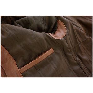Blouson de motard en cuir haute performance pour homme, blouson moto ergonomique en cuir pour homme, blouson de motard classique en cuir marron pour homme - Product Image 6