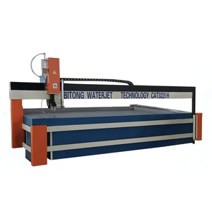เครื่องตัดวอเตอร์เจ็ท CNC ยี่ห้อ BTECH แรงดันสูงสุด 4200 บาร์ ความแม่นยำในการตัด 0.02 มม. แบบ 3 หรือ 5 แกน พร้อมถังใส่สารขัดแบบอัตโนมัติ จากโรงงานโดยตรง - Product Image 1