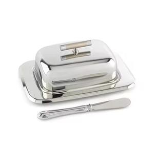 Mantequillera de acero inoxidable con tapa, contenedor para mantequilla, caja de almacenamiento para la mesa del desayuno - Product Image 5