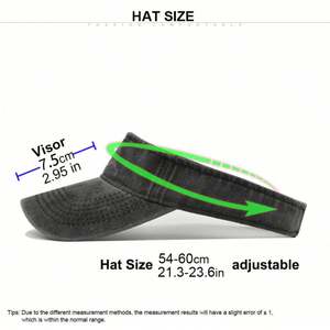 Casquette de baseball vintage à visière ouverte pour queue de cheval, en coton délavé, idéale pour le golf, le tennis et la protection solaire estivale - Product Image 4