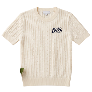 เสื้อสเวตเตอร์ถักลายเคเบิ้ลแขนยาว เนื้อผ้ามีเท็กซ์เจอร์ สวมใส่สบายๆ แฟชั่นฤดูหนาว เสื้อผ้าสำหรับใส่ในชีวิตประจำวัน - Product Image 1