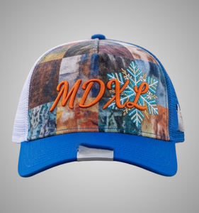 Casquette de baseball unisexe en daim à motif écossais avec logo brodé, maille bleue, ajustable, style décontracté, pour l'extérieur, vente en gros - Product Image 1