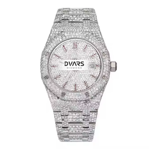 Reloj de Pulsera Prestige de Aleación de Cuarzo con Diamante Moissanite Color D VVS1, Cristal de Zafiro, Resistente al Agua, de Colección - Product Image 3