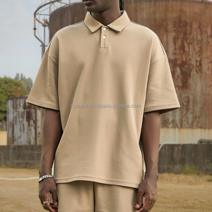 Chemise unie pour homme en coton à manches courtes, coupe décontractée, respirante, extensible, séchage rapide, col élégant, idéale pour l'été - Product Image 6