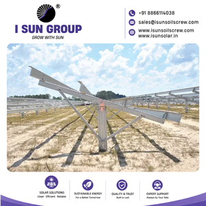 Agricultural Solar Farm Hot <b>Dip</b> Galvanized Steel Ground Mounting Structure for Photovoltaic Solar Panels - Product Image 2