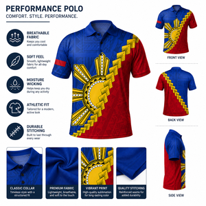 Nouvelle Arrivée 2026 – Polo Homme Personnalisé à Imprimé Tribal Polynésien, Respirant, Décontracté, Manches Courtes, Vêtement de Sport d'Été – Vente en Gros - Product Image 5
