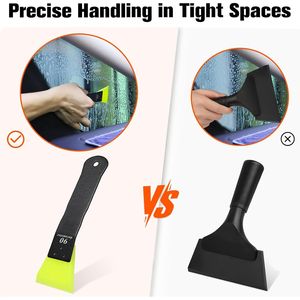 Set di 2 Kit per Oscuramento Finestre con Manico in Acciaio Inox e Spatola in Gomma per Facile Pulizia - Product Image 4