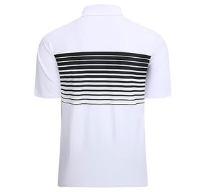 เสื้อกอล์ฟพรีเมียมขายส่ง ปักลายถักติดกระดุม ผ้าฝ้าย 100% แห้งเร็ว กันยับ ระบายอากาศได้ดี สำหรับผู้ชาย - Product Image 2