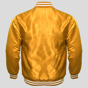 Top Sale Slim Fit Casual Men's Varsity <b>Winter</b> Jacket with Stand Collar Solid Pattern High Quality Windproof & Breathable - Product Image 3