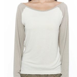 Womens Pink Burgundy Raglan Long Sleeve <b>Tee</b> Contrast Scoop Neck Slim Fit <b>Baseball</b> <b>Tee</b> Y2K Streetwear Vintage Grunge Spandex Tops - Product Image 6