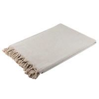 Couverture Jacquard Tissée 100% Coton Personnalisée en Gros, Douce, Respirante et Écologique pour Décoration Intérieure, Canapé et Lit