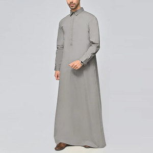Vêtements islamiques à séchage rapide et tendance, Jubbah Thobe pour hommes, nouveau design 2026, Jubba respirante à vendre en Arabie Saoudite, thobe / thawb - Product Image 3