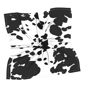 Écharpe de Soirée Coréenne en Soie Imprimée Personnalisée, Tendance et Protectrice pour le Cou et le Visage, pour Femme - Grande Vente - Product Image 4