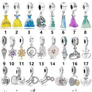 Terlaris 1 Buah Jimat Manik-manik Cocok untuk Kalung Perak Gelang Liontin Rantai - Product Image 1