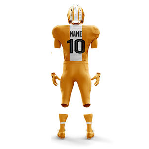 2026 Best Quality Adults Custom Printed 100% Cotton American Football Uniform Breathable Set Customizable on Wholesale Prices - Product Image 3