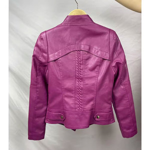 New Design Zipper PU <b>Jackets</b> <b>for</b> <b>Women</b> 2024 <b>Women</b> <b>Leather</b> <b>Jacket</b> Winter Woman Sheepskin <b>Leather</b> Motorcycle Coat - Product Image 3