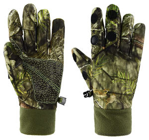 Guantes de caza para exteriores, respetuosos con la piel, para hombres y mujeres, antideslizantes, ligeros, con dedos o sin dedos, guantes de caza con camuflaje. - Product Image 1