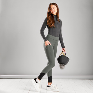 Pantalones de Montar a Caballo de Alta Calidad, Elásticos en 4 Direcciones, Leggings, Ropa Ecuestre, en Tela Técnica con Tacto Suave - Product Image 5